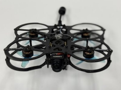 Carbon fibre drone — room clearing