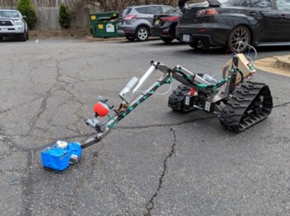 EOD bomb-neutralizing robot
